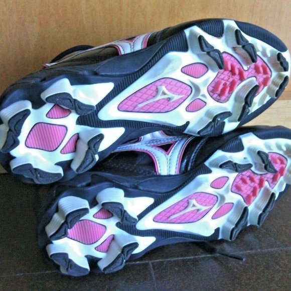 Mizuno Shoes Softball + Baseball 9-Spike Cleats Size USW 6.5 Women's Black Sport - Picture 3 of 16